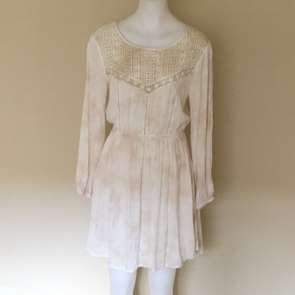 Amuse Society Backless Tie-Dye Dress Size S